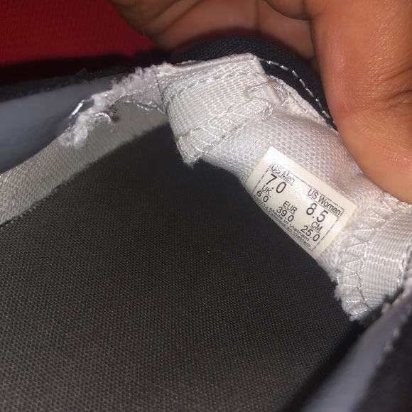 Vans Slip On Checkerboard Skate Shoe Gray Black - Picture 2 of 3